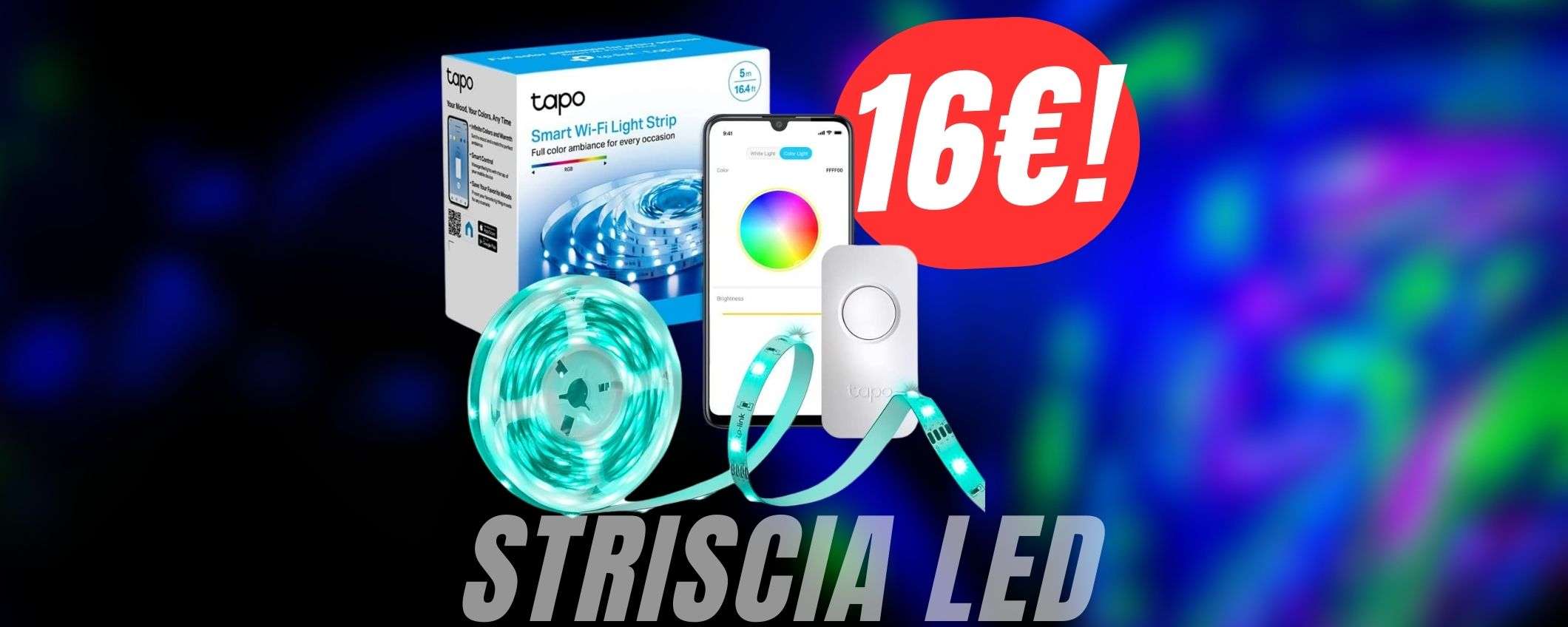 Controlla le tue luci con la voce grazie alla STRISCIA LED smart (a soli 16€!)