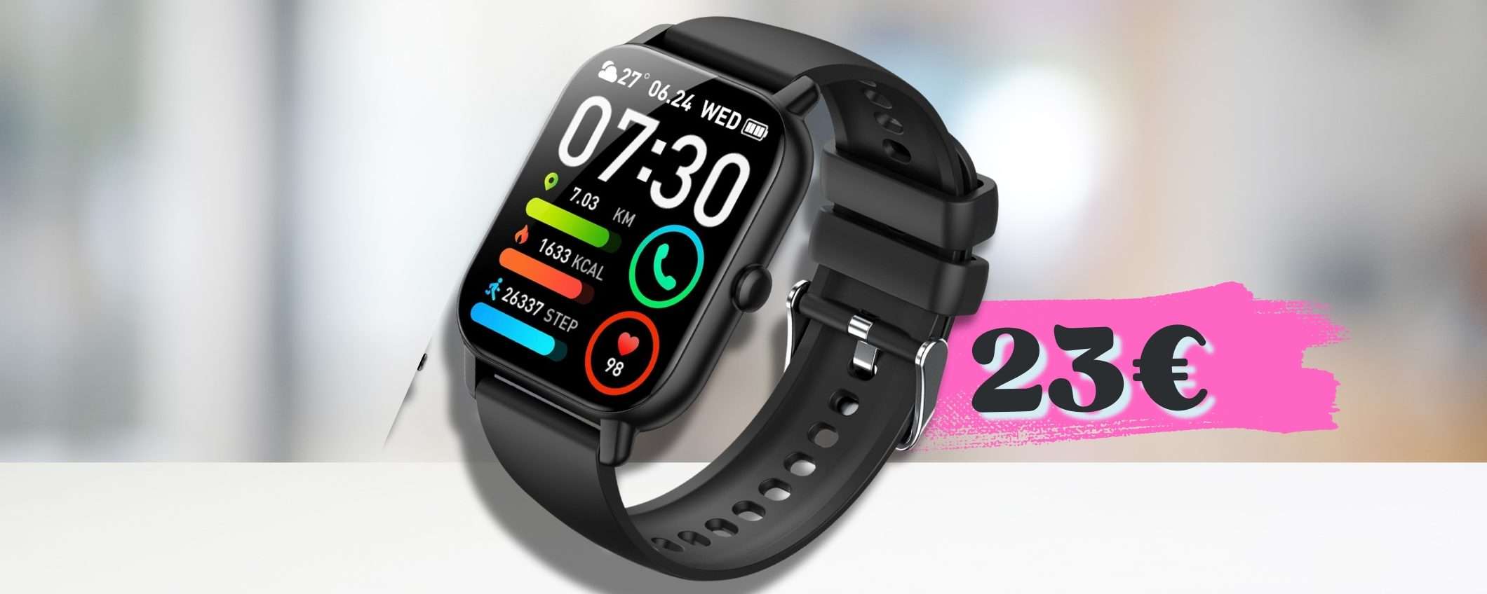 23€ per uno smartwatch con cui fai TELEFONATE e non solo: OCCASIONE