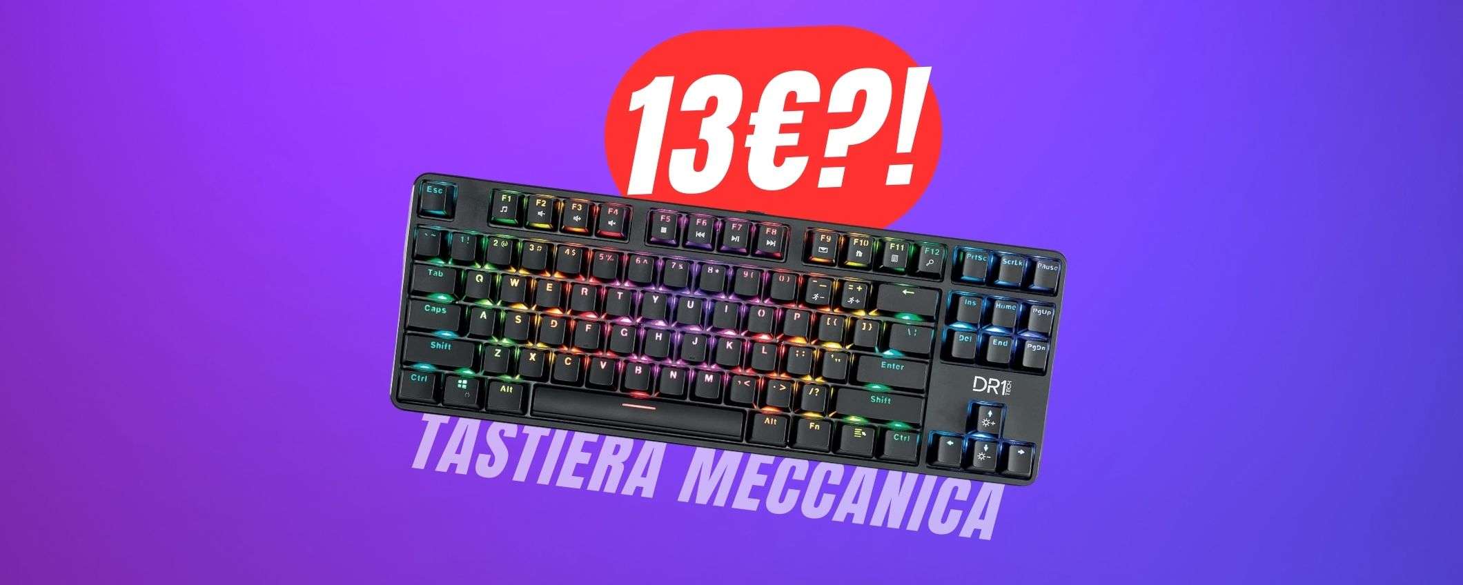 TASTIERA MECCANICA a 13€?! Amazon impazzisce!