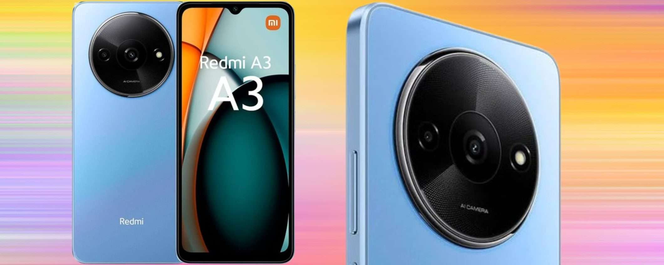 Xiaomi Redmi A3 a 88€ è PURA MAGIA: 128GB di spazio e connettività 5G