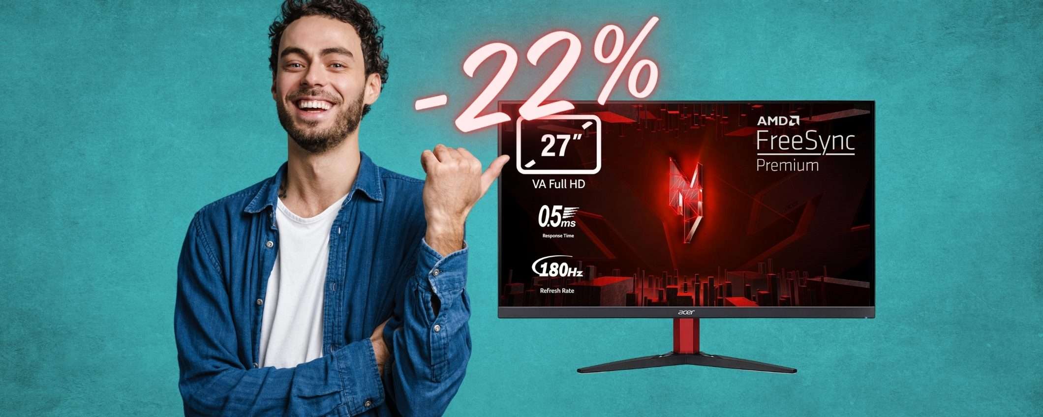 Acer Nitro: monitor Gaming da 27