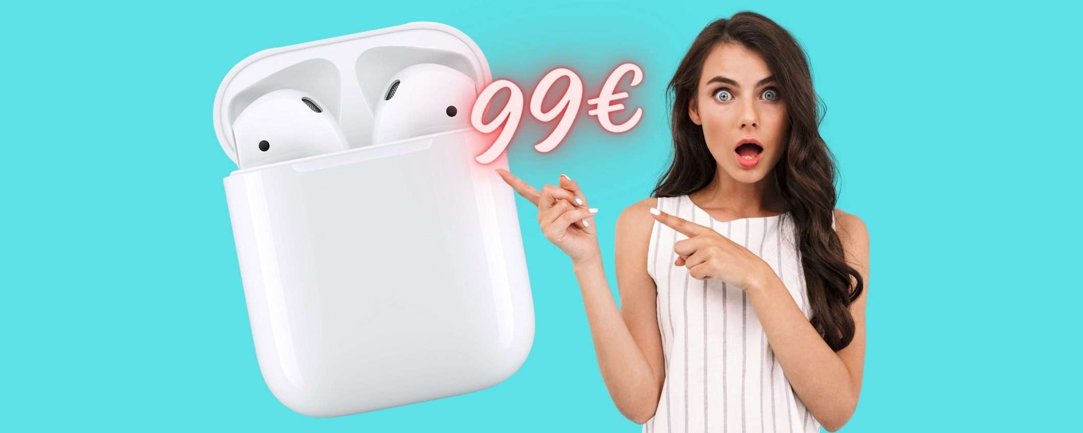 AirPods di seconda generazione a 99€ è una FOLLIA PAZZESCA (Amazon)