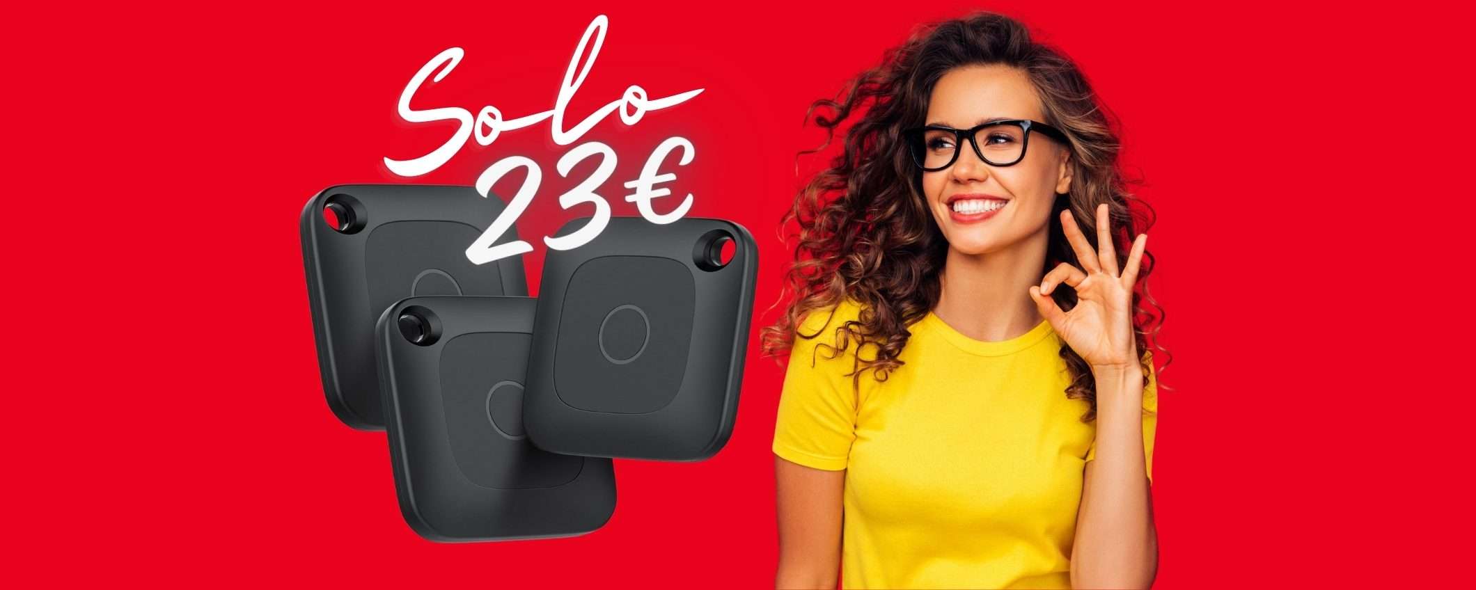 APPENA 23€ e puoi avere 3 Smart Tracker Tag per localizzare gli oggetti