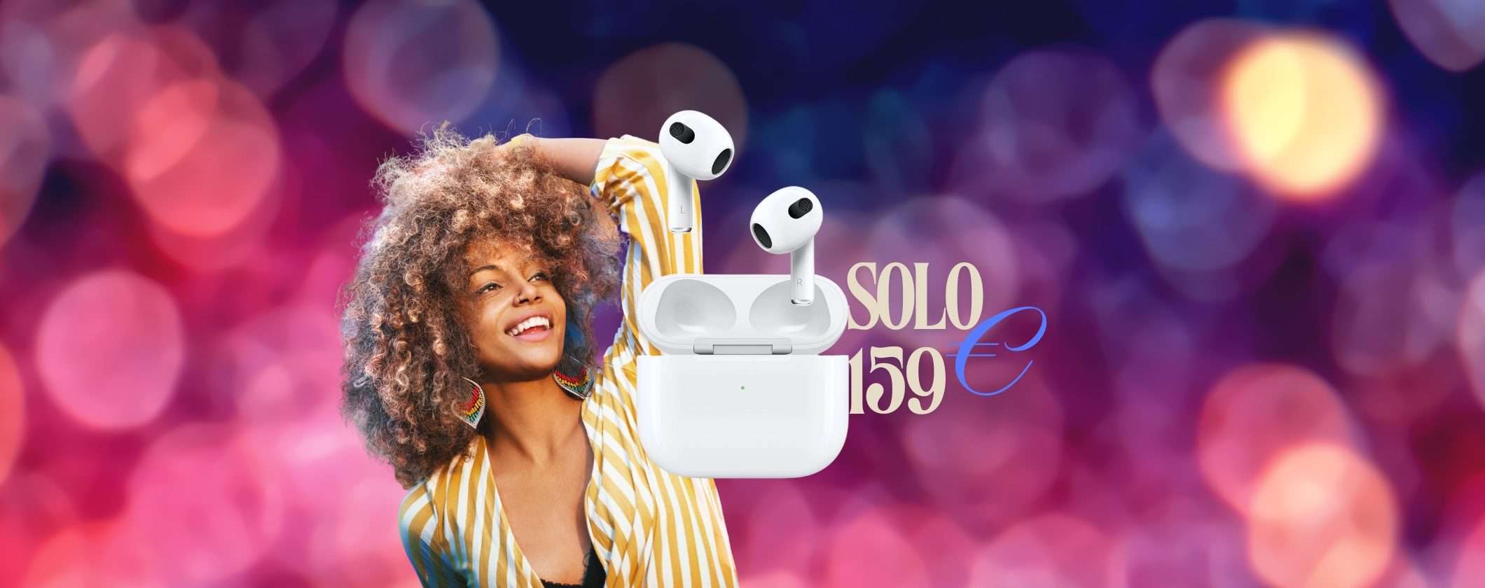 Apple AirPods 3 con audio SPAZIALE a soli 159€ su MediaWorld