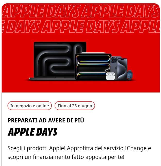 apple days mediaworld