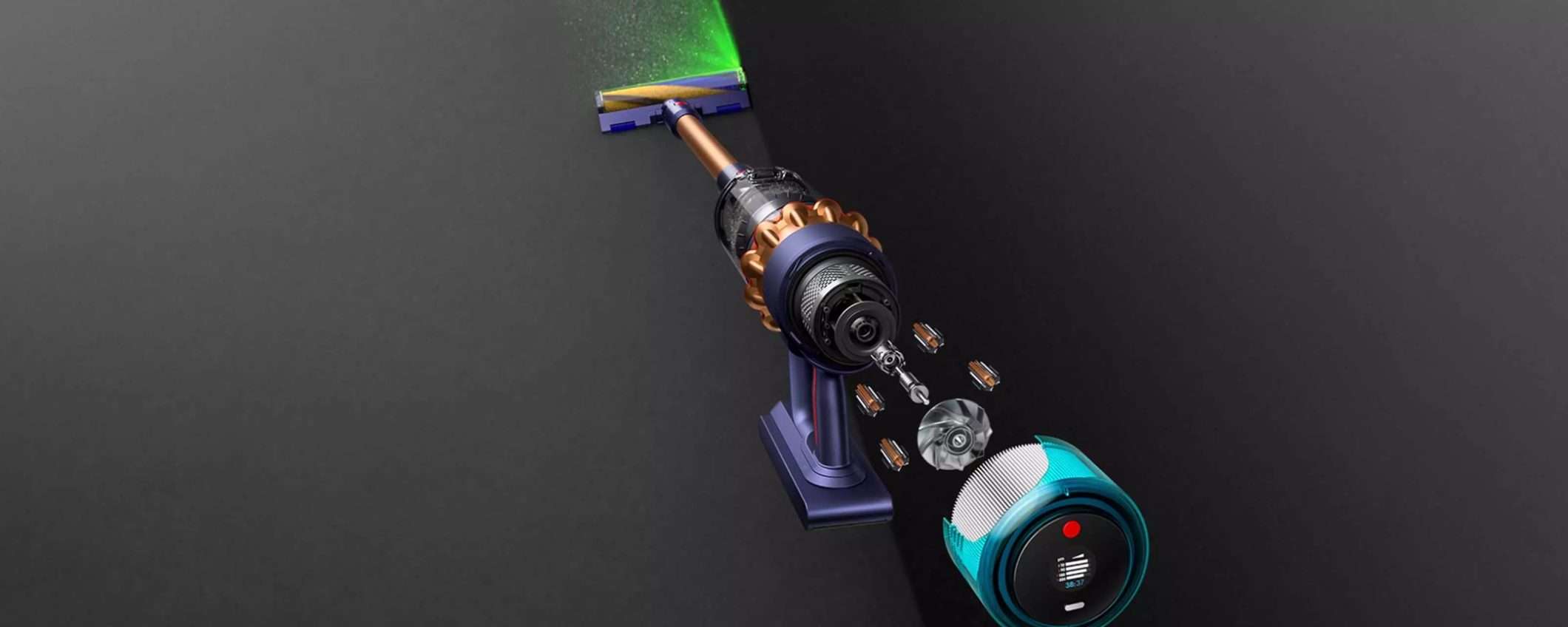 Risparmia 200 euro sull'aspirapolvere senza filo Dyson V15 Detect