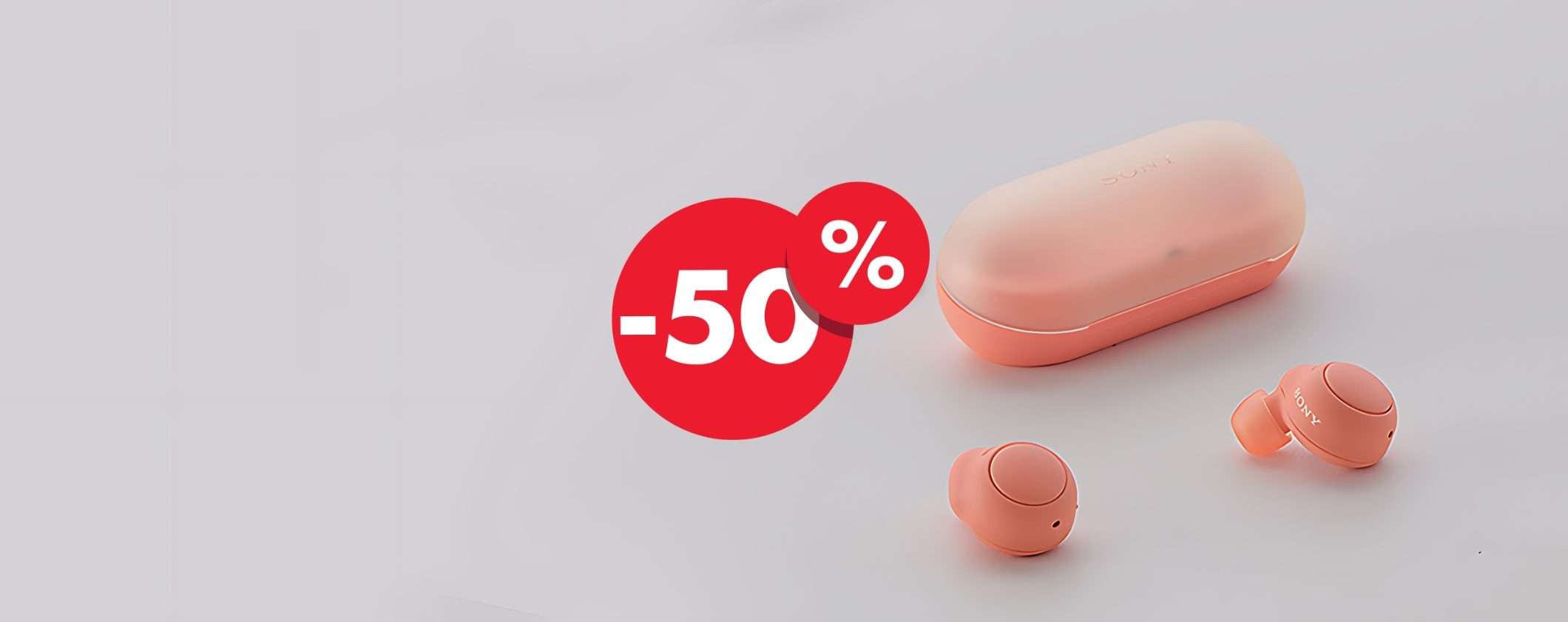 Auricolari True Wireless Sony oggi a -50%: il suono passa da qui