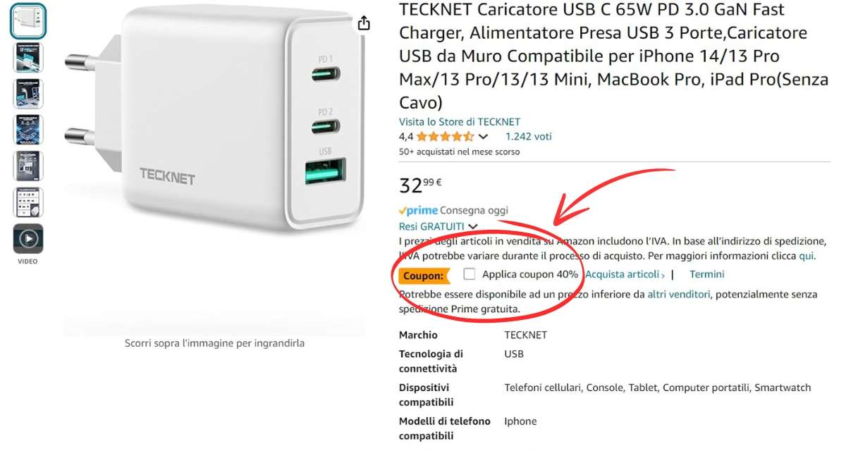 caricatore-usb-65w-3-uscite-amazon-prezzo-pazzesco-19e-couponù