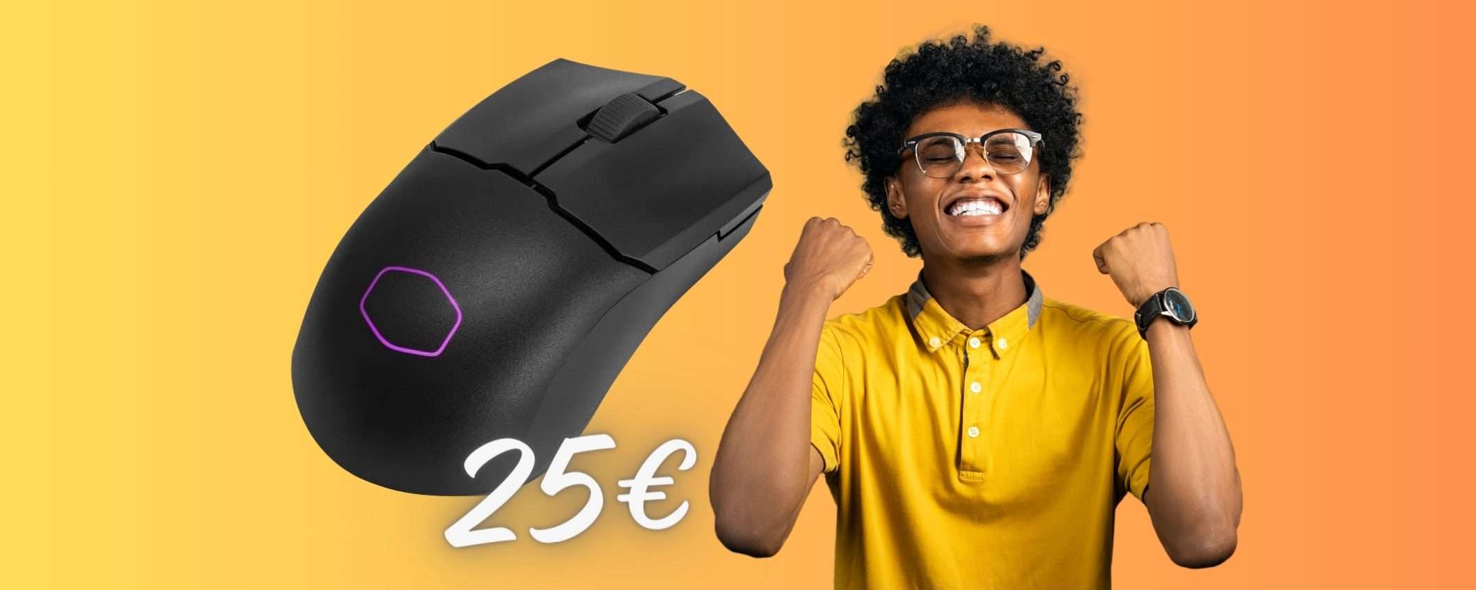 Cooler Master MM712: mouse wireless da Gaming a PREZZO SHOCK (25€)