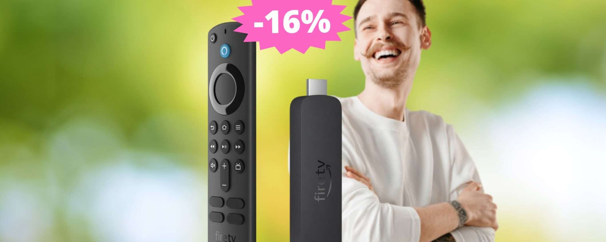 Amazon Fire TV Stick 4K: il cinema in UHD a casa tua (-16%)