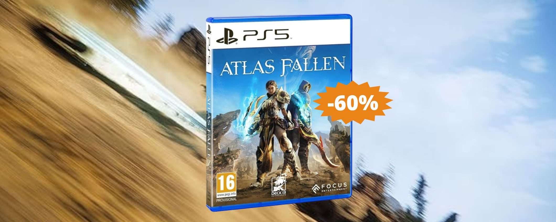 Atlas Fallen per PS5: un'avventura da non perdere (-60%)