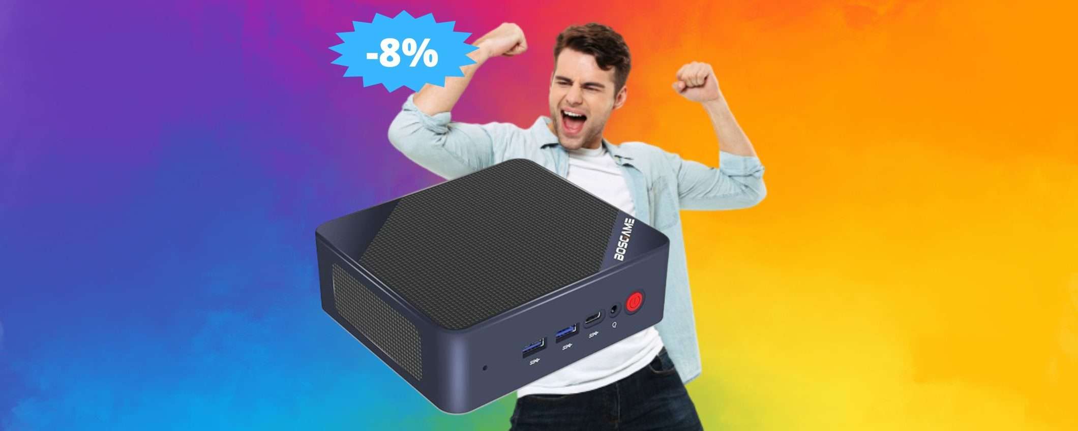 Mini PC BOSGAME: la potenza nel palmo della tua mano (-8%)