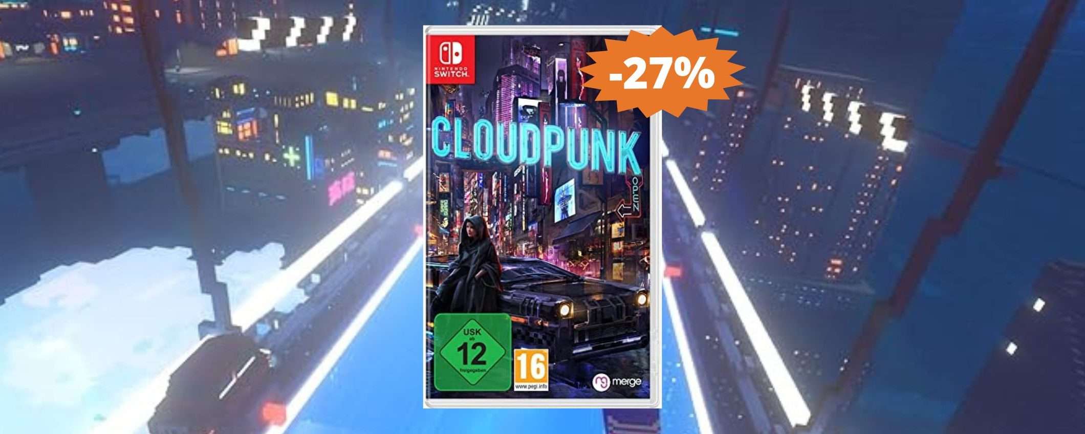 Cloudpunk per Nintendo Switch: un'avventura FUTURISTICA