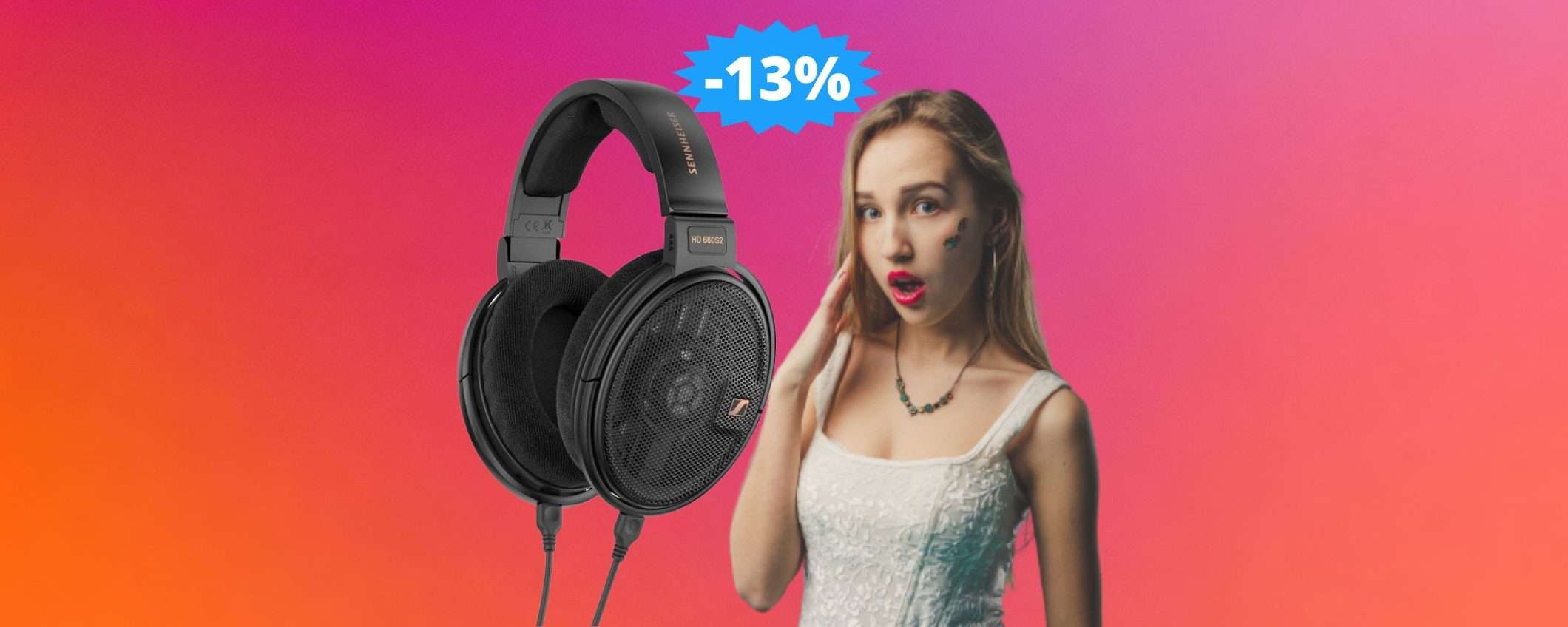 Cuffie Sennheiser HD 660S2: sconto ESCLUSIVO del 13%