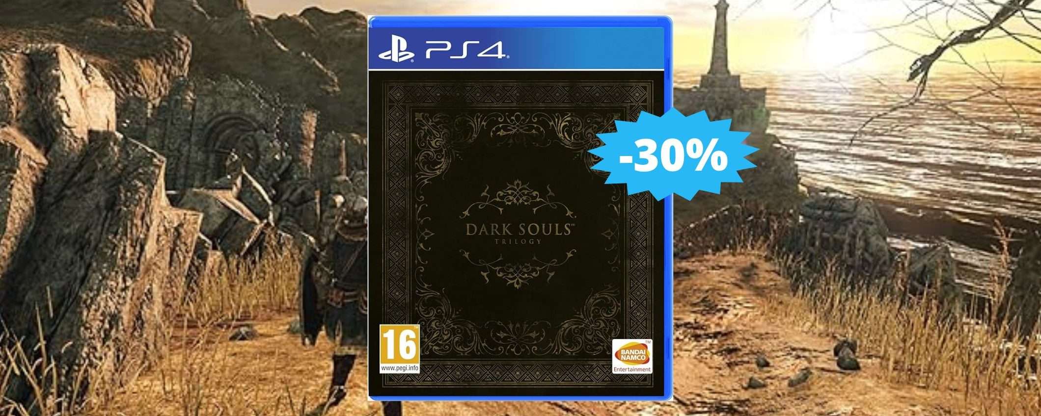 Dark Souls Trilogy per PS4: un'avventura EPICA (-30%)