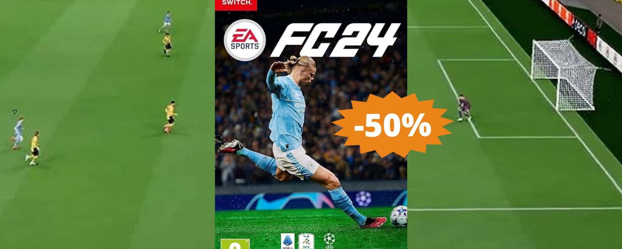 EA SPORTS FC 24 per Switch: sconto FOLLE del 50%