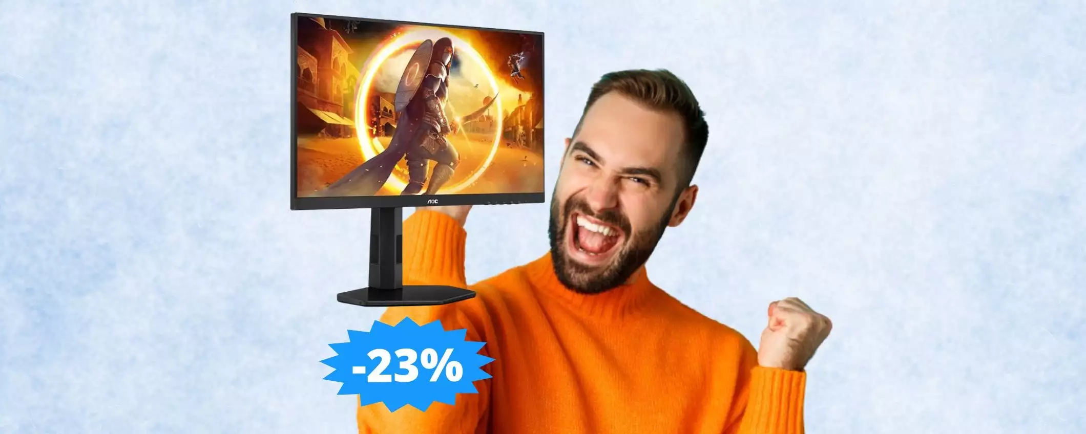 Monitor AOC Gaming 24G4X: SUPER sconto del 23%