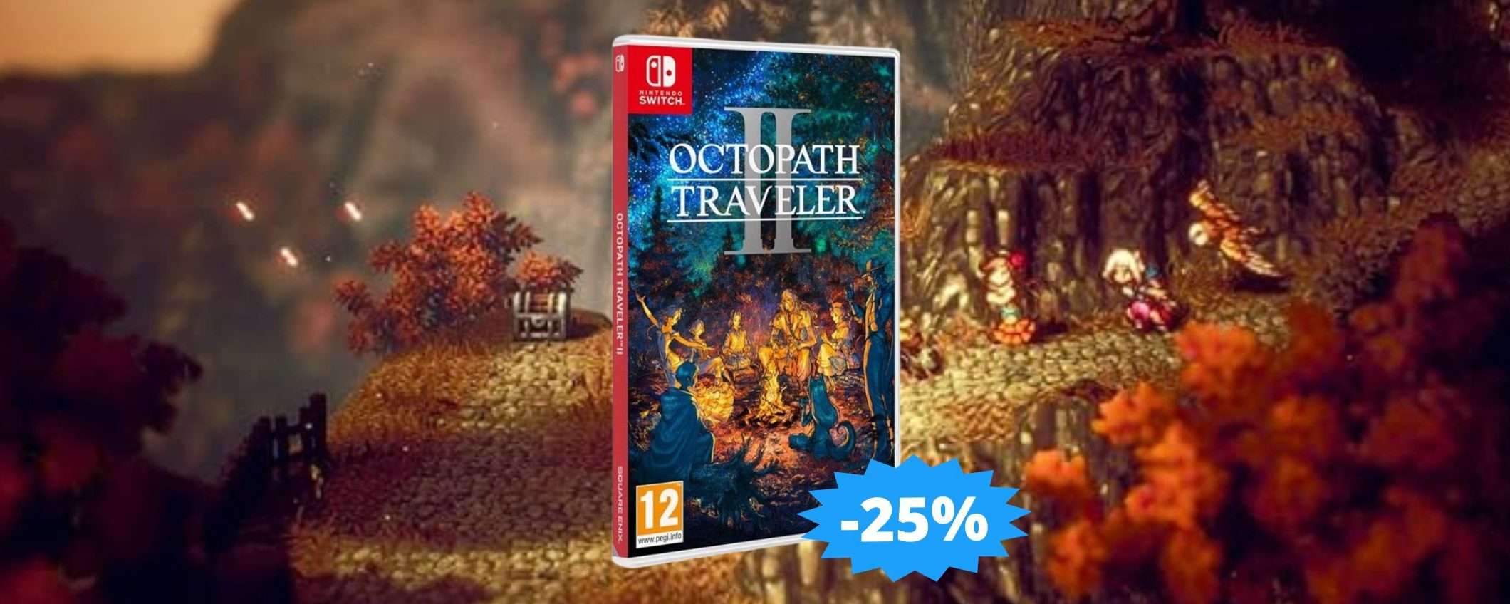 Octopath Traveler II per Switch: un'avventura MAGICA (-25%)