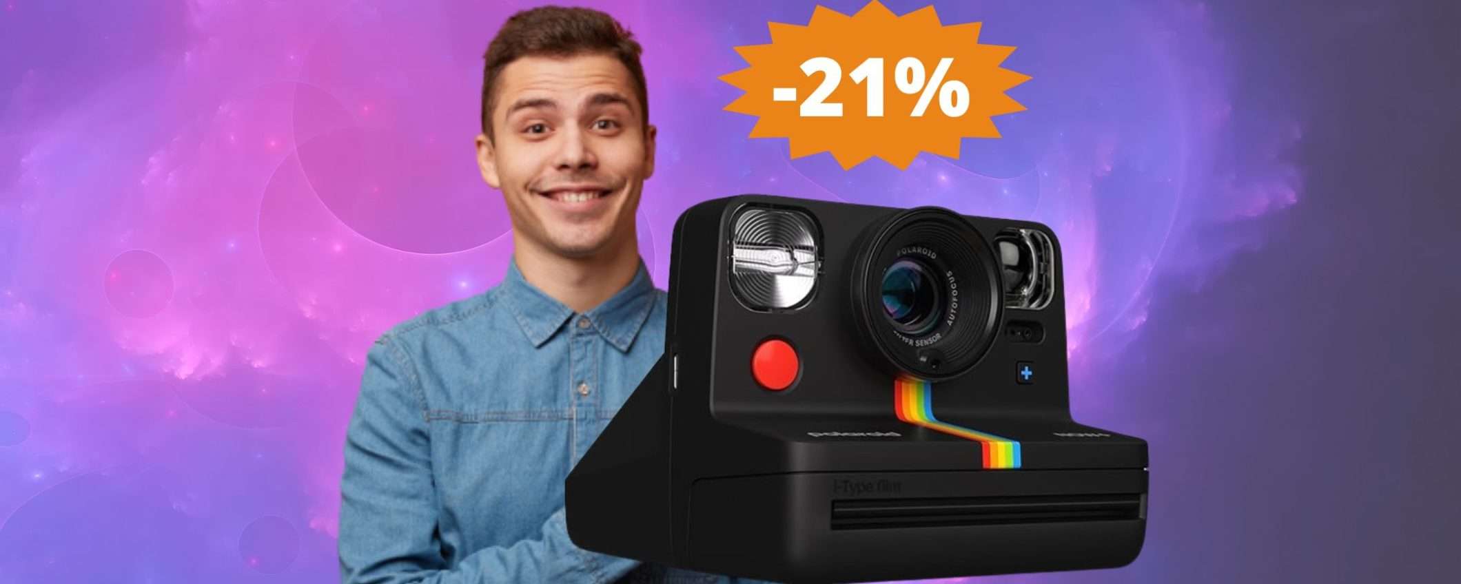 Polaroid Now+ Gen 2: SUPER sconto del 21% su Amazon