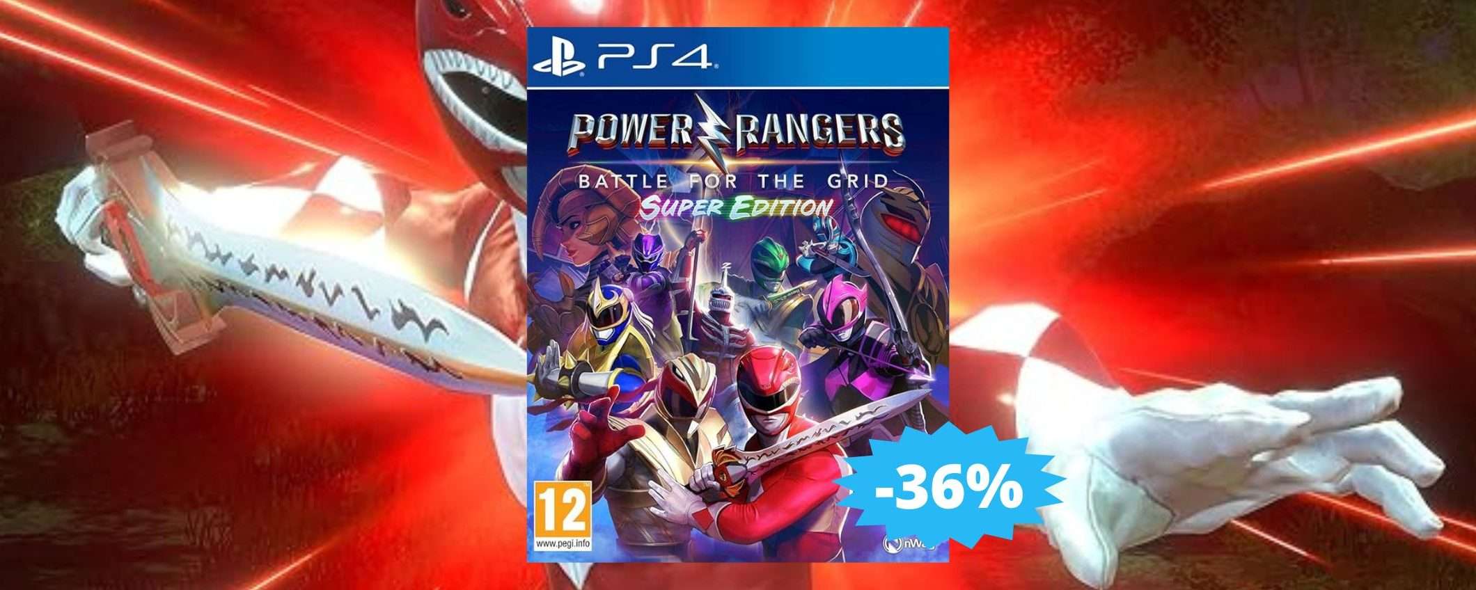 Power Rangers: Battle for the Grid PS4: sconto EPICO del 36%