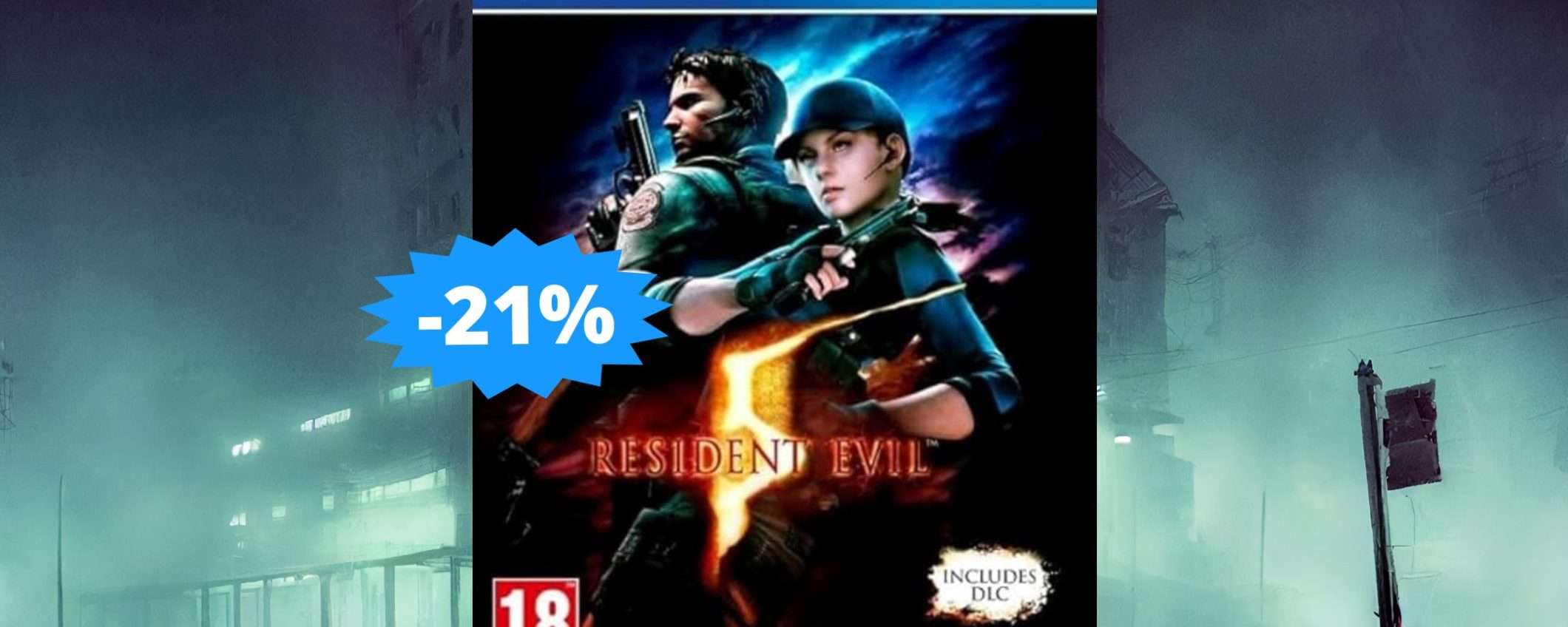 Resident Evil 5 per PS4: un AFFARE da non perdere (-33%)