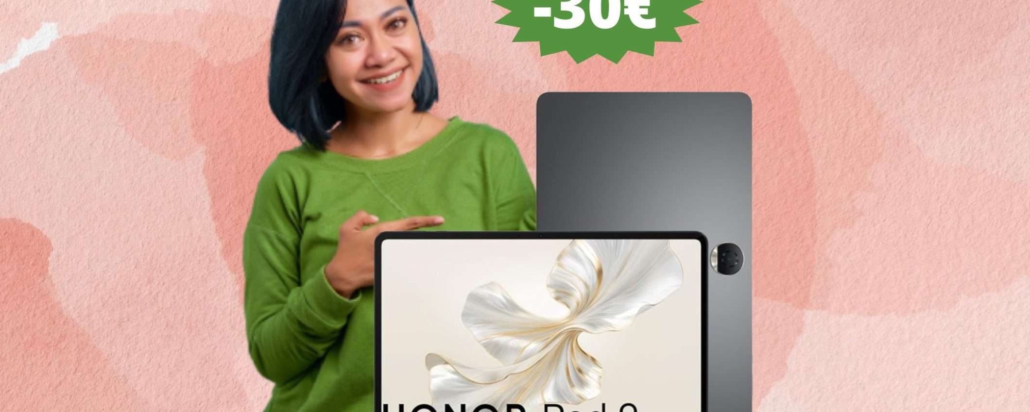 Tablet HONOR Pad 9: sconto IMPERDIBILE su Amazon