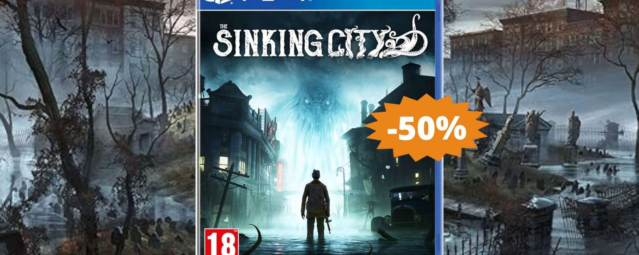 The Sinking City per PS4: CROLLO del prezzo su Amazon (-50%)