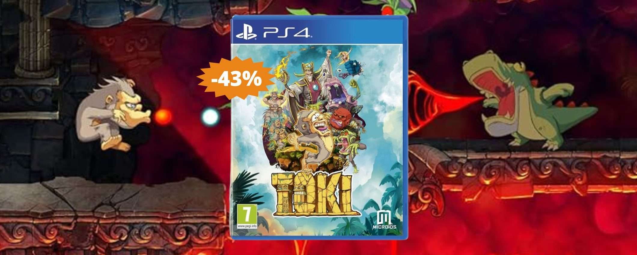 Toki per PS4: un'avventura che non puoi perdere (-43%)