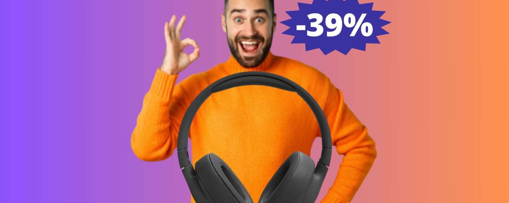 Cuffie JBL TUNE 720BT: sconto EPICO del 39% su Amazon