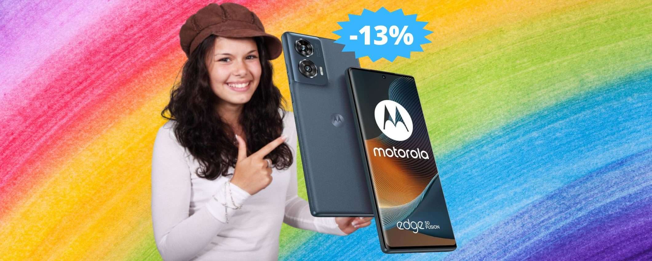 Motorola Edge 50 Fusion: sconto ESCLUSIVO del 13% su Amazon