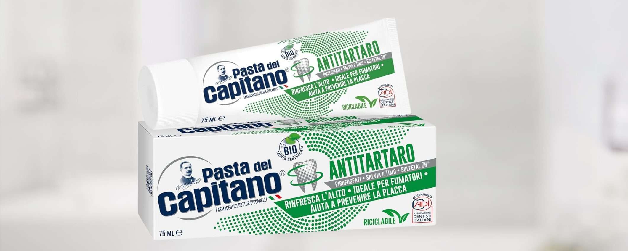 Dentifricio Pasta del Capitano Antitartaro a MENO DI 1 EURO su Amazon (-57%)