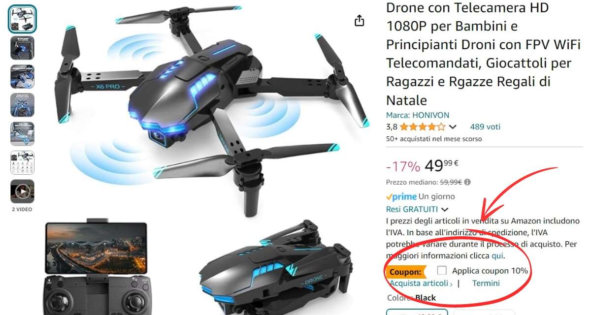 drone-con-telecamera-hd-doppio-sconto-amazon-solo-44e-coupon