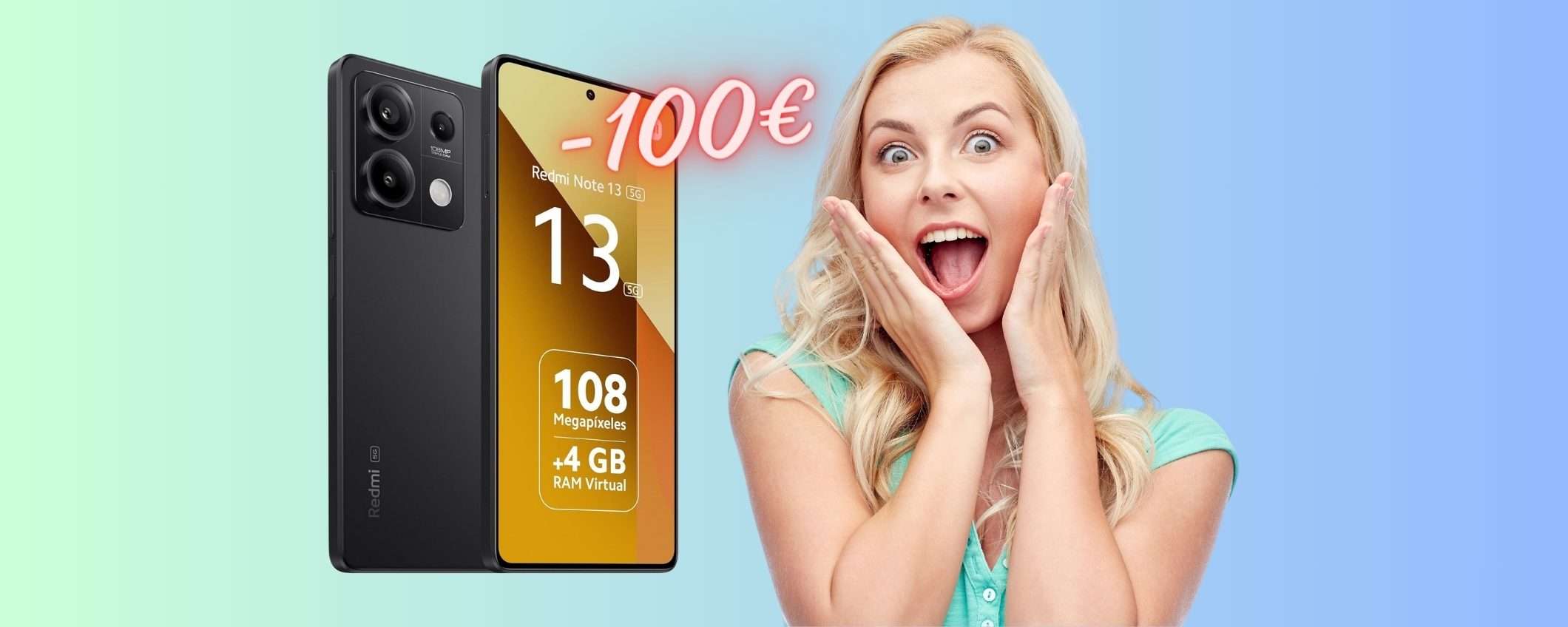 eBay TAGLIA il PREZZO di OLTRE 100€ per Redmi Note 13 5G da 256GB