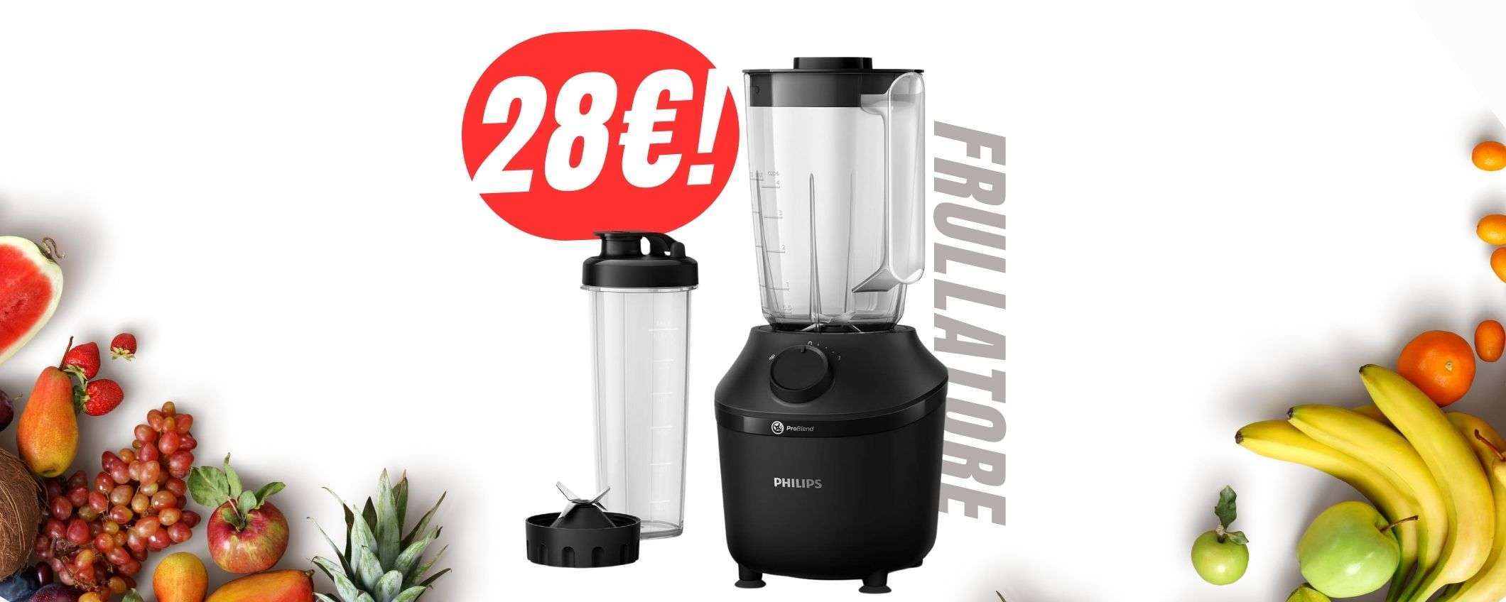 Il frullatore Philips che trita anche il ghiaccio è SCONTATISSIMO (-28%) su Amazon