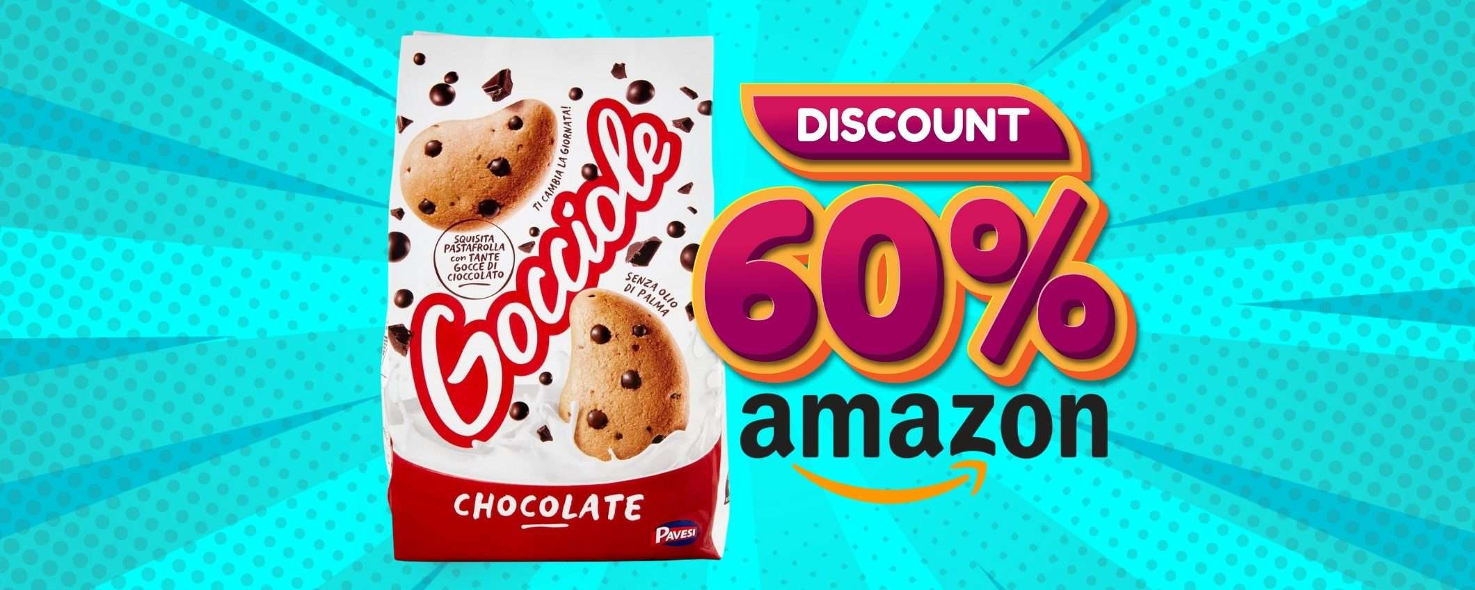 Gocciole Pavesi da 500g in SCONTO PAZZO al 60%, da prendere subito