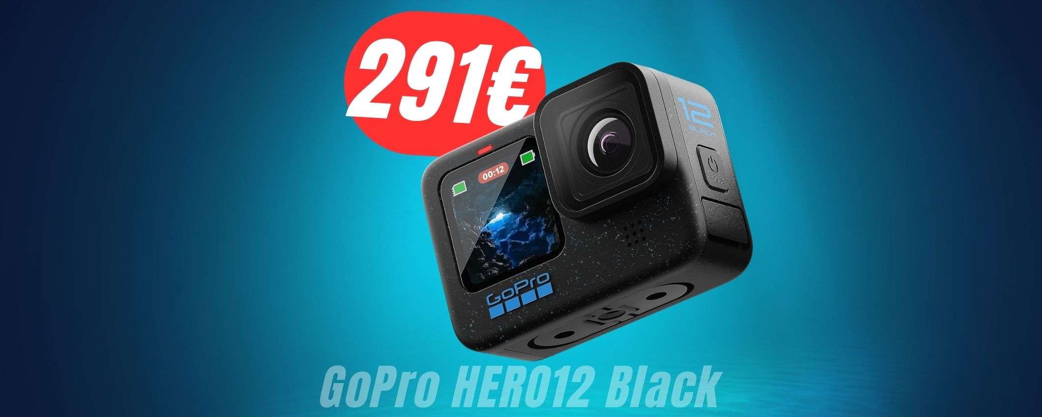 GoPro HERO12 Black è SCONTATA di 158€ su Amazon!