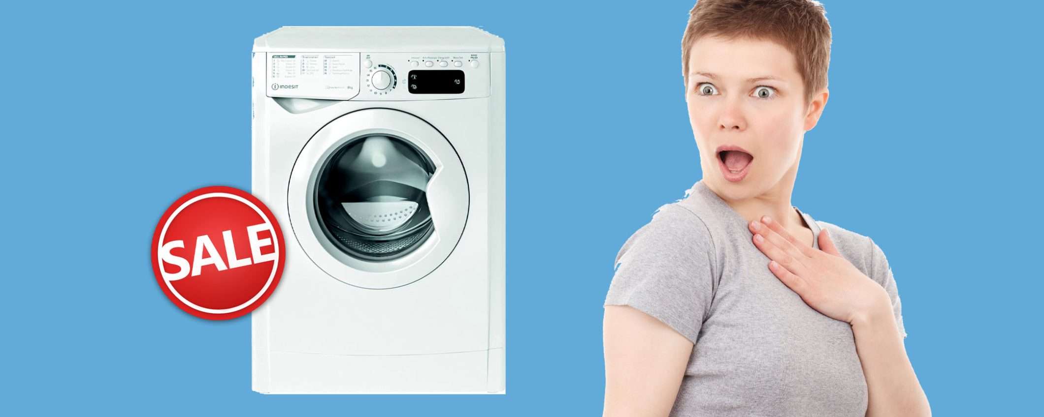 Lavatrice Indesit da 8 kg: sconto WOW del 34% (anche a rate!)