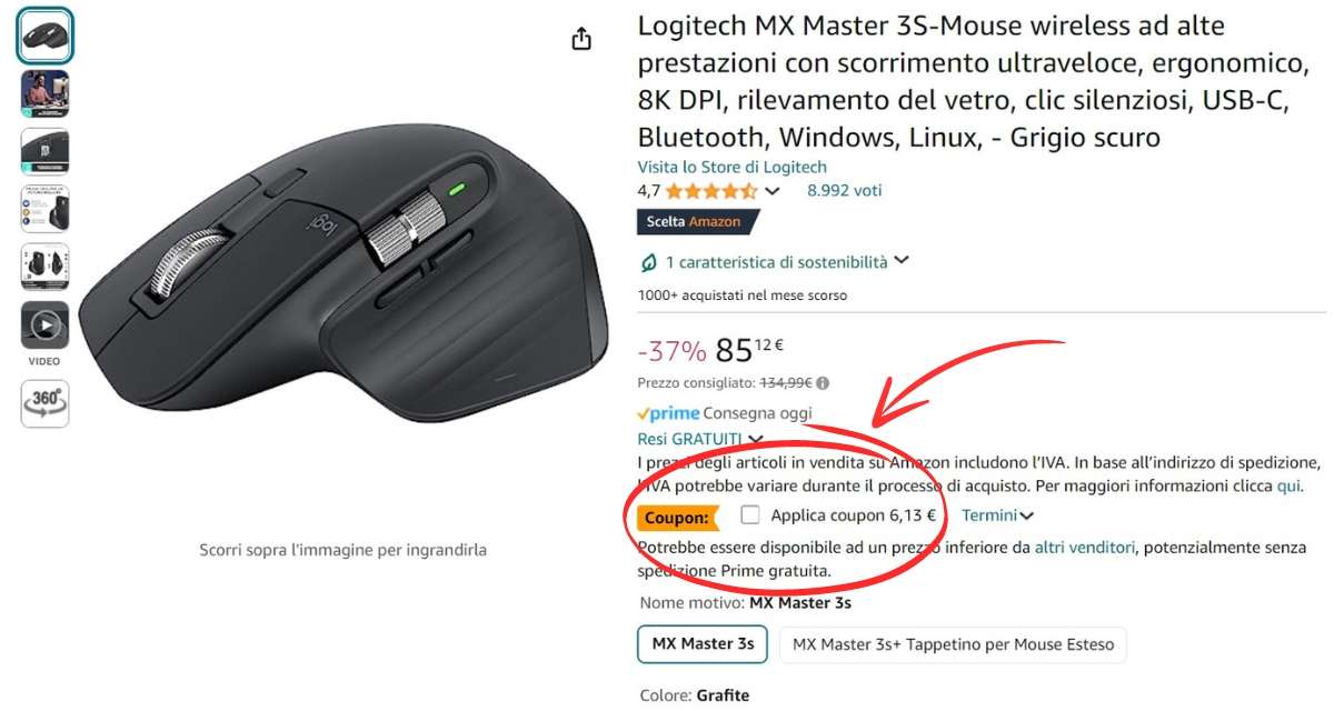 logitech-mx-master-mouse-wireless-top-17e-mese-senza-interessi-coupon