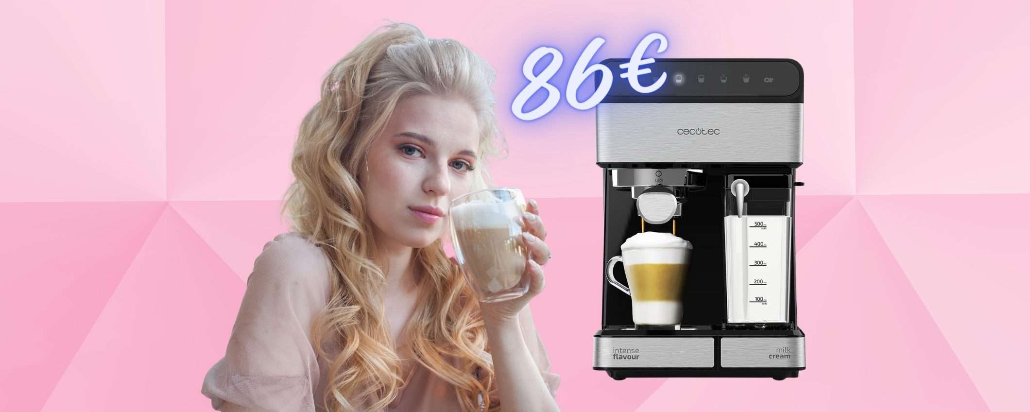 Macchina da caffè e funzione automatica per cappuccino a SOLI 86€