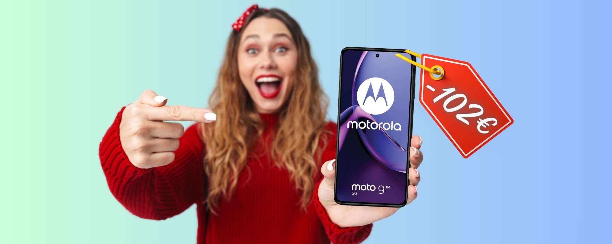 MAXI SCONTO di 102€ su eBay per il mitico Motorola Moto G84 5G