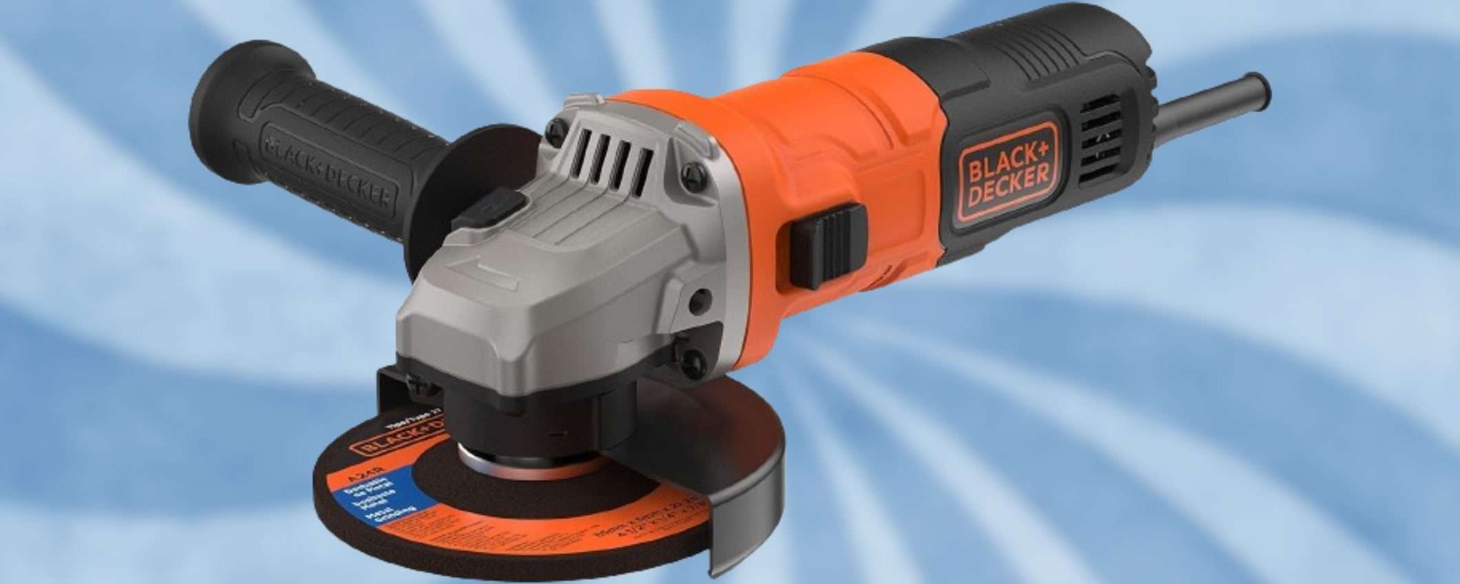 Black+Decker promo SHOCK su Amazon: smerigliatrice angolare a 29,95€