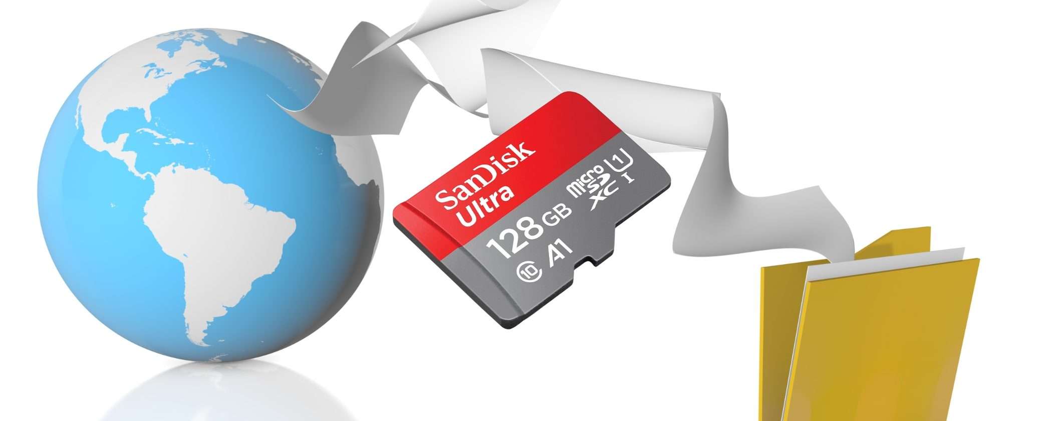 MicroSD 128GB SanDisk TOP QUALITY a soli 18€