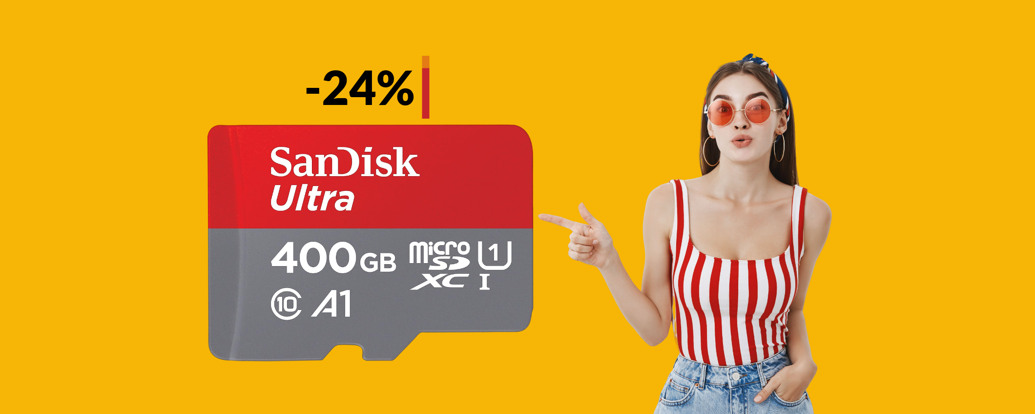 MicroSD 400GB, è velocissima: SanDisk la SVENDE a soli 63€