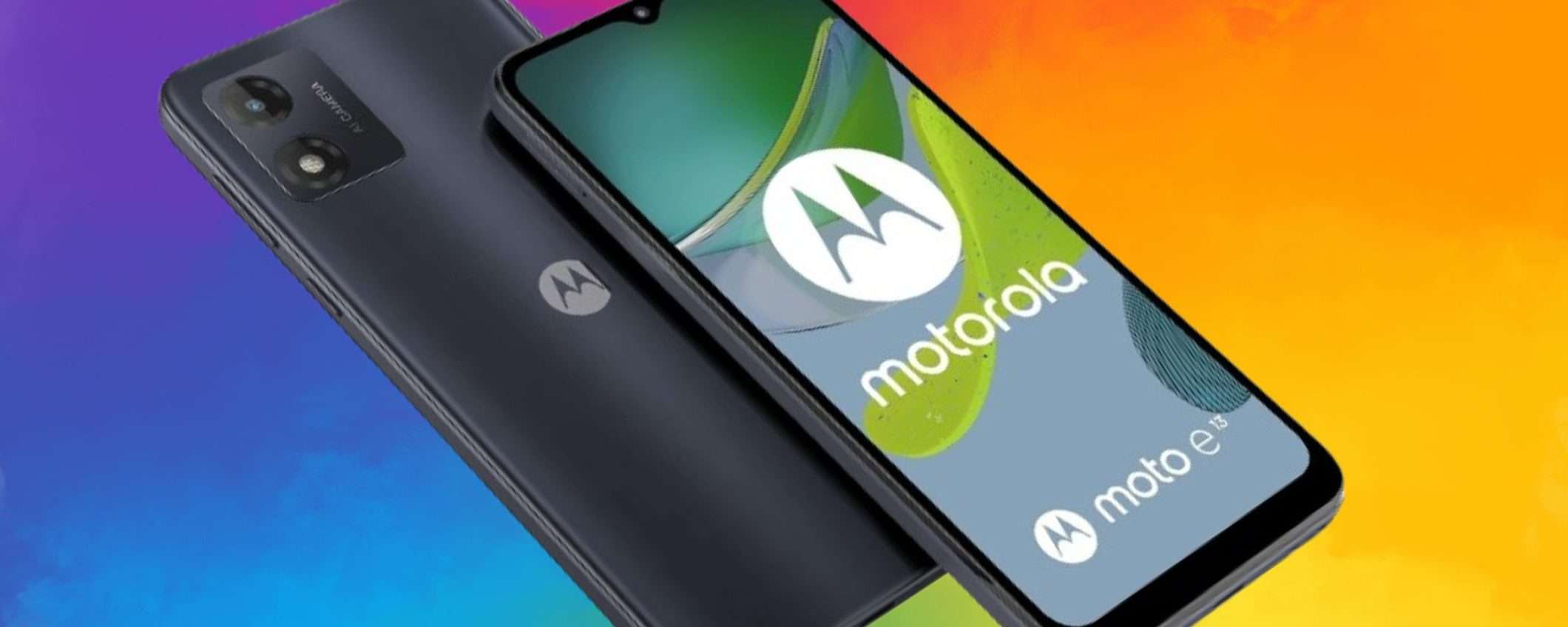 Motorola Moto e13 a 79,99€ è INCREDIBILE: RAM 8GB, storage 128GB e 5000 mAh