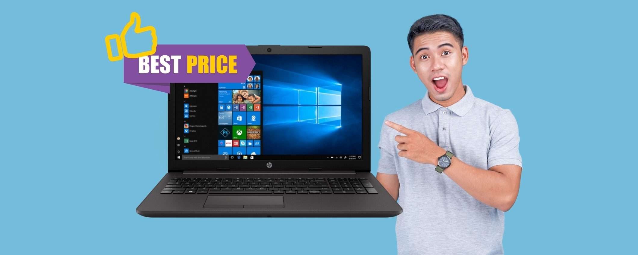 Notebook Hp con i5, 12GB di RAM e SSD da 512GB a PREZZO BOMBA