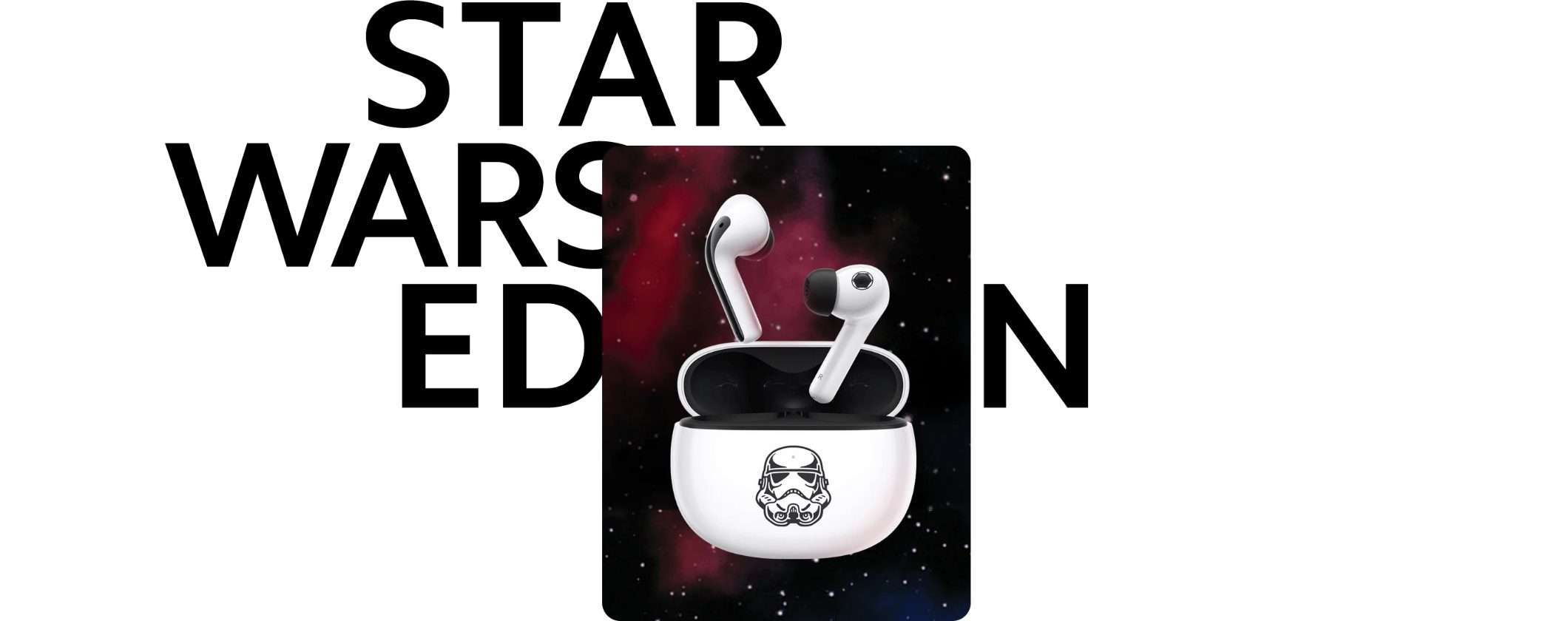 OFFERTA Xiaomi Buds 3 Star Wars Edition Stormtrooper a 49€