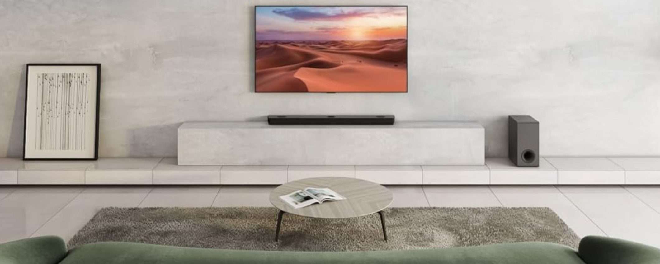 POTENZA INAUDITA con la soundbar LG da 420W con subwoofer wireless (-50%)