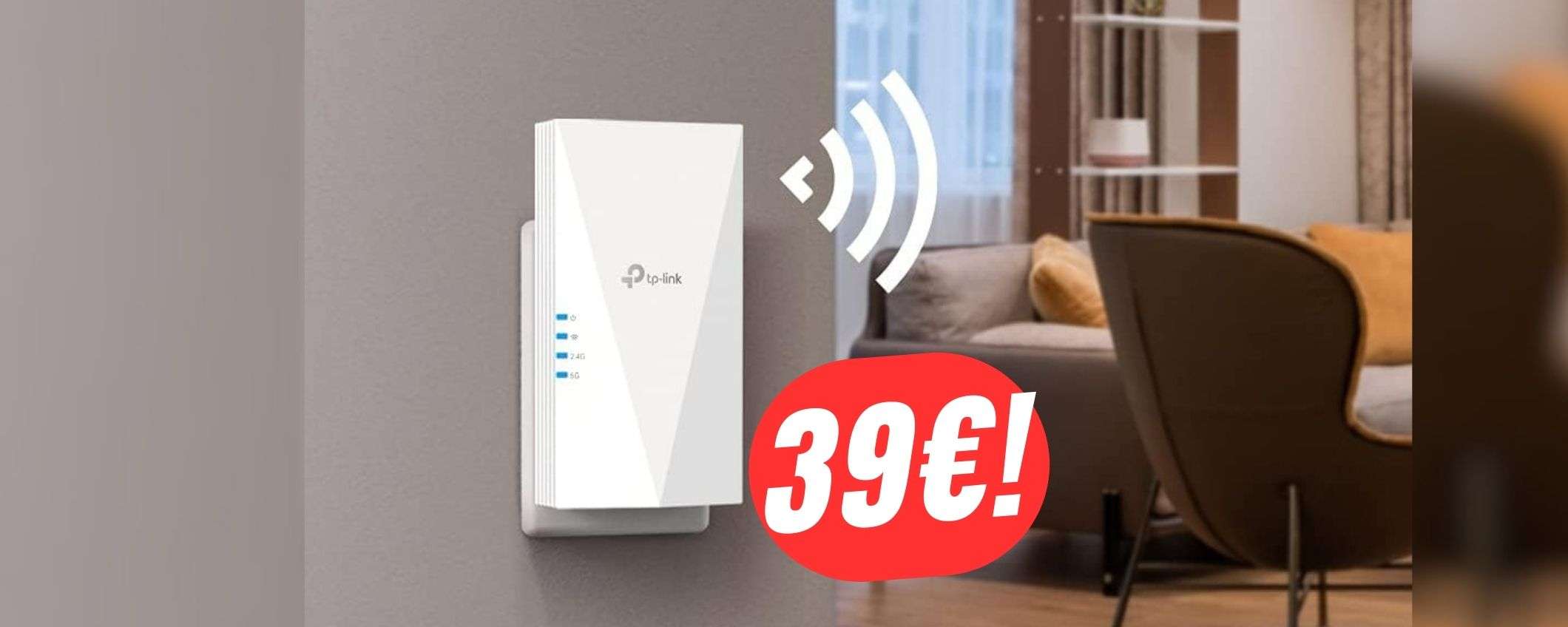 Addio ai problemi col WiFi grazie al RIPETITORE TP-Link (39€!)