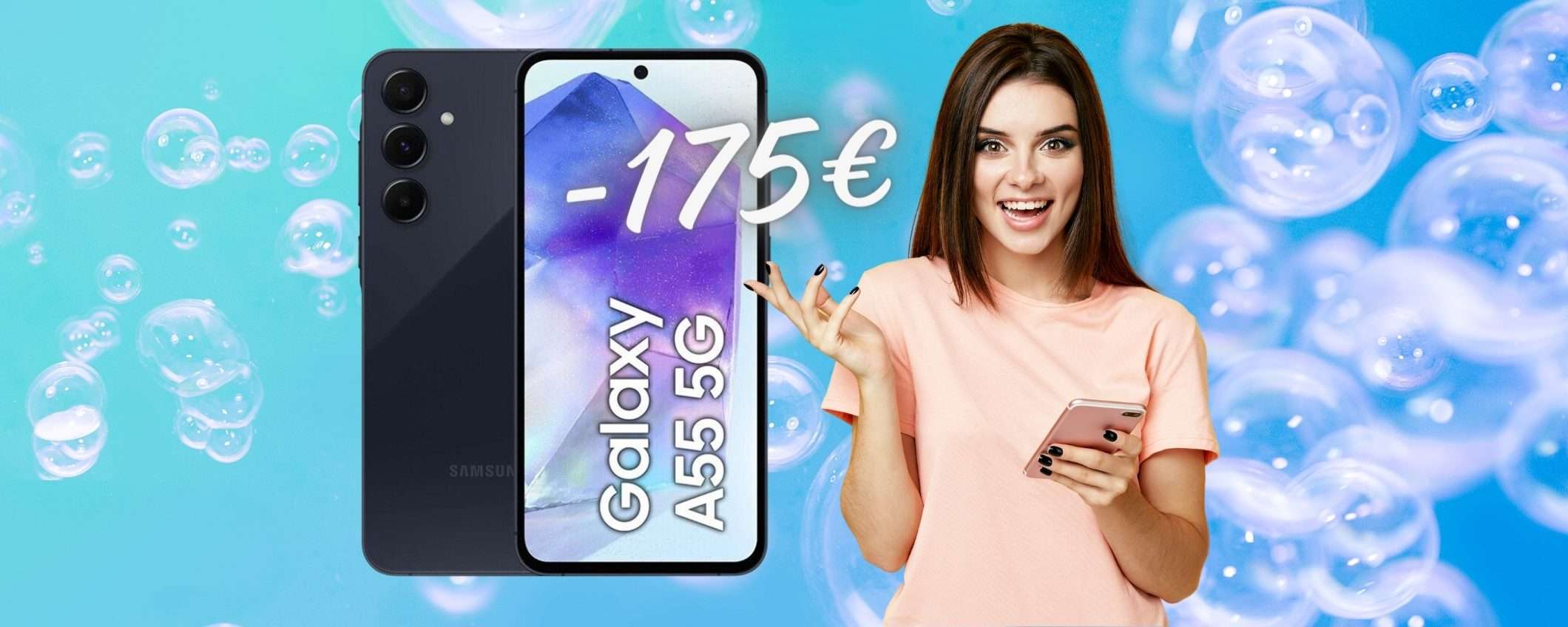 Samsung Galaxy A55 5G da 256GB a un SUPER PREZZO solo su eBay