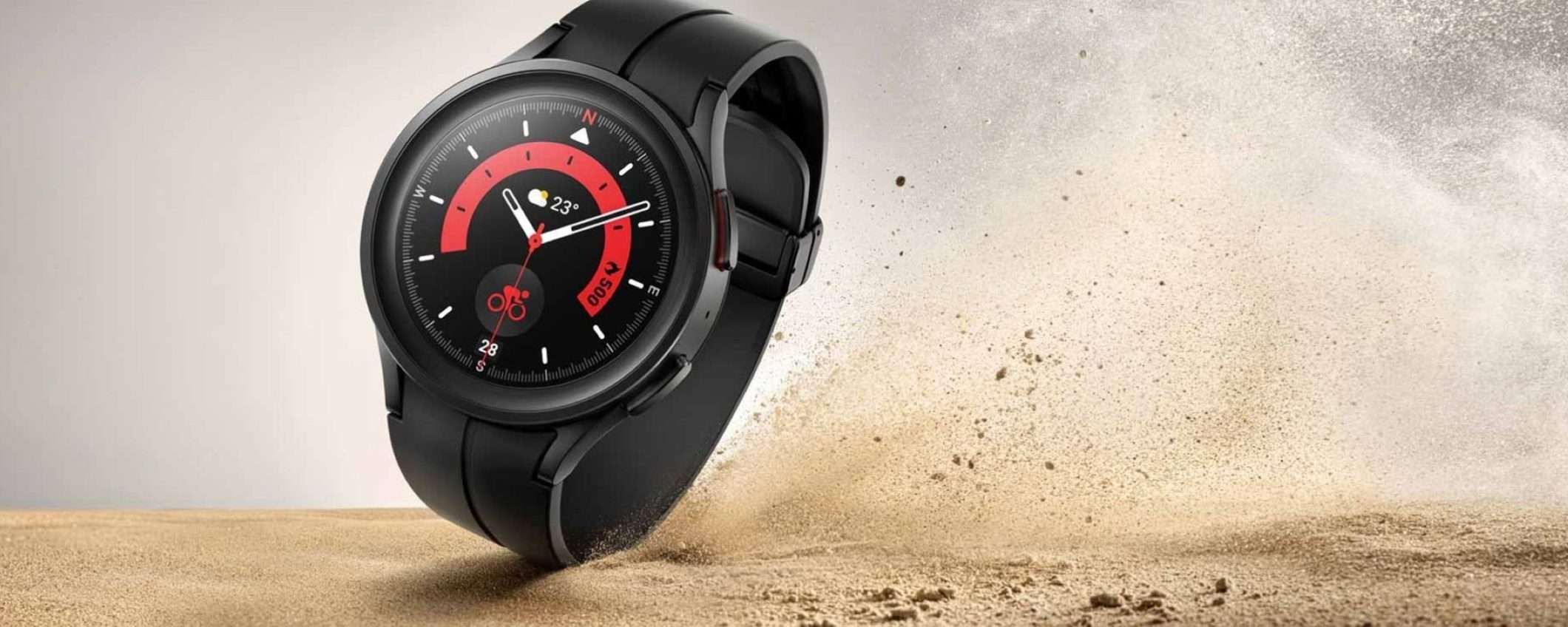 Samsung Galaxy Watch 5 Pro 45 mm: risparmia 230 euro da MediaWorld